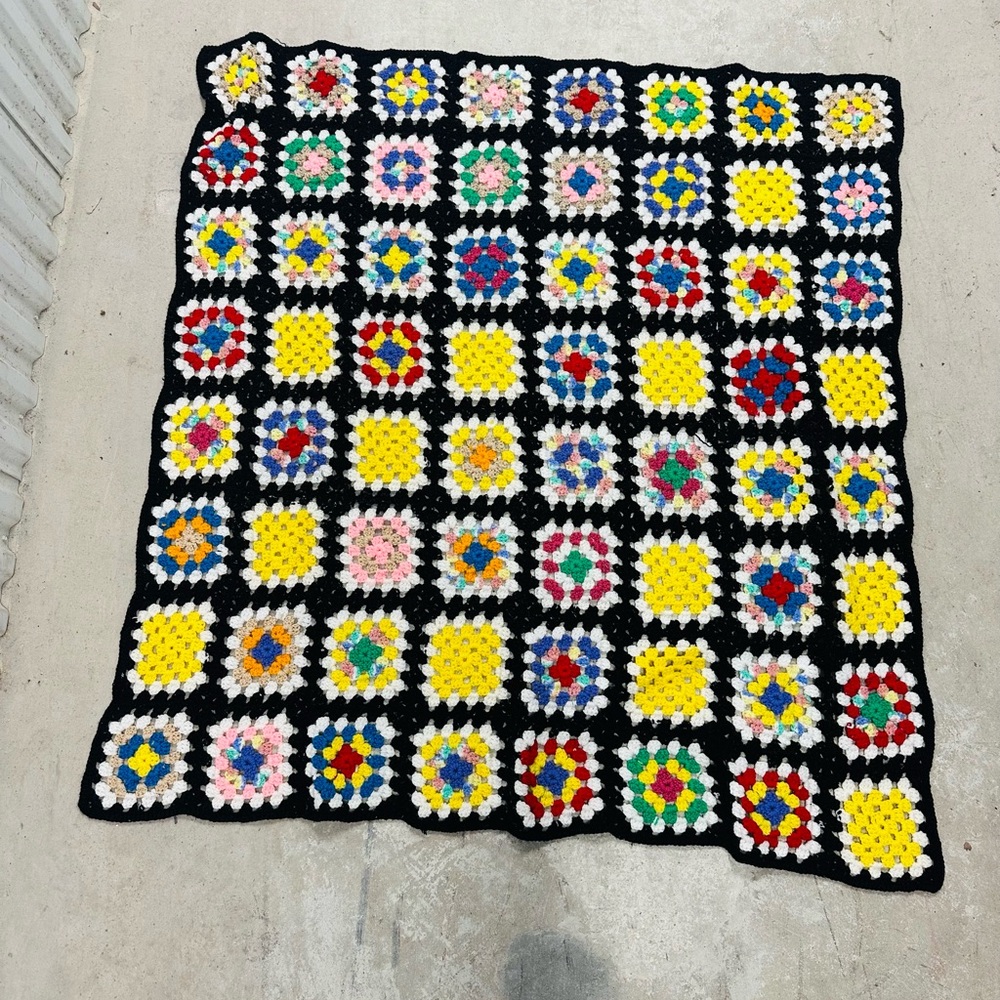 Colorful Crochet Blanket